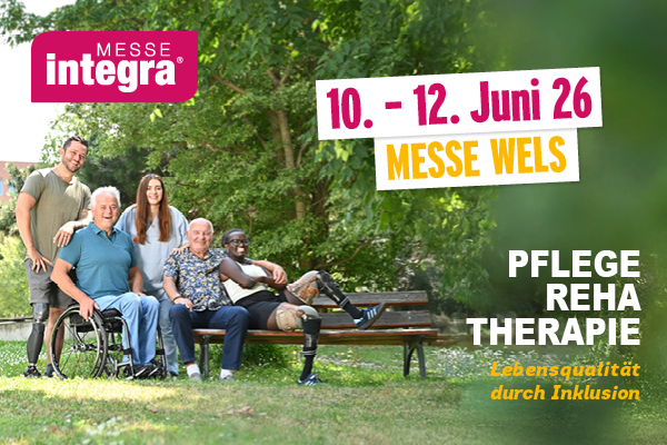 Werbebanner für Messe integra