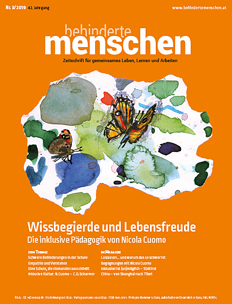 Titelbild Ausgabe 3/2019 "Wissbegierde und Lebensfreude"