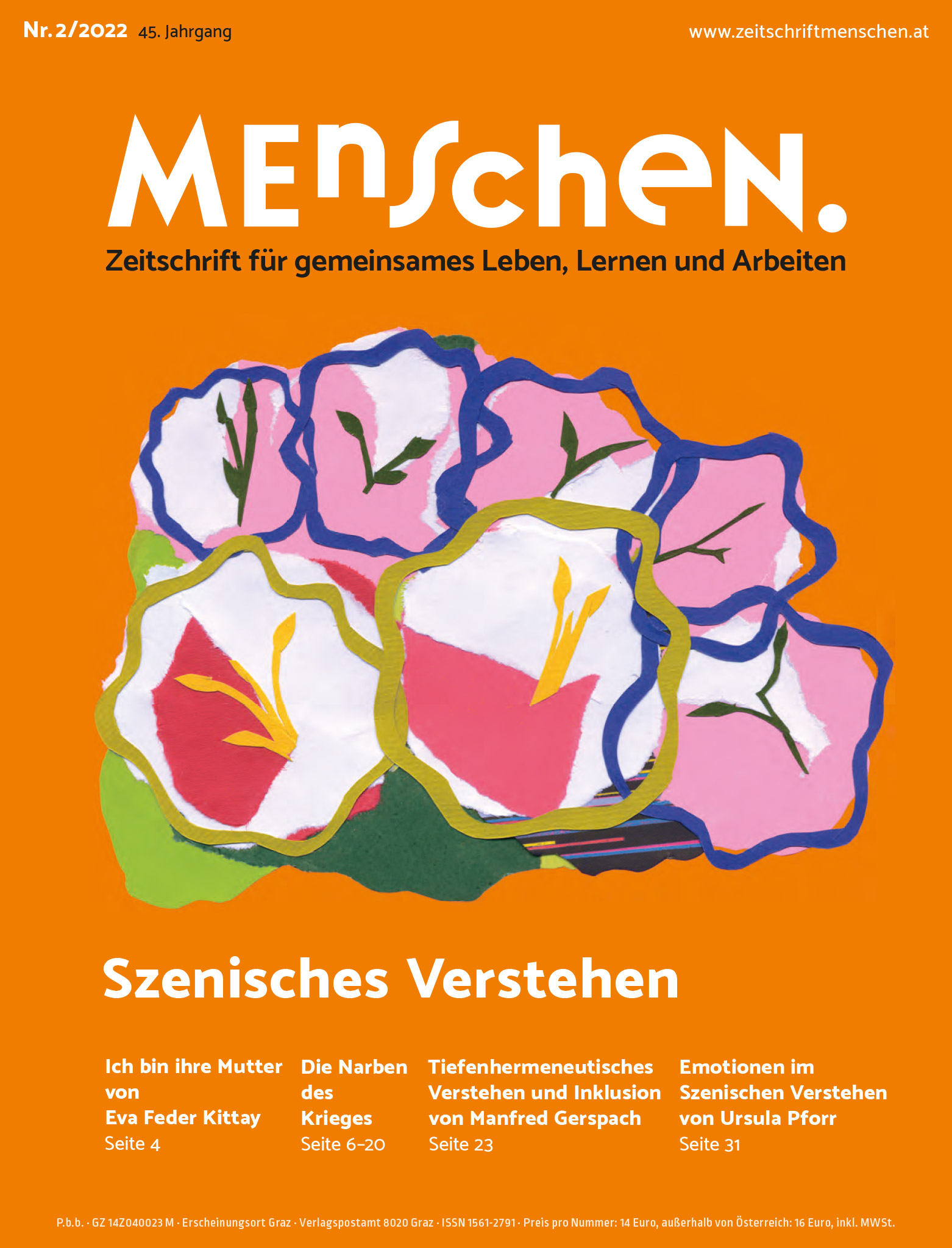 Titelbild Ausgabe 2/2022 "Szenisches Verstehen"